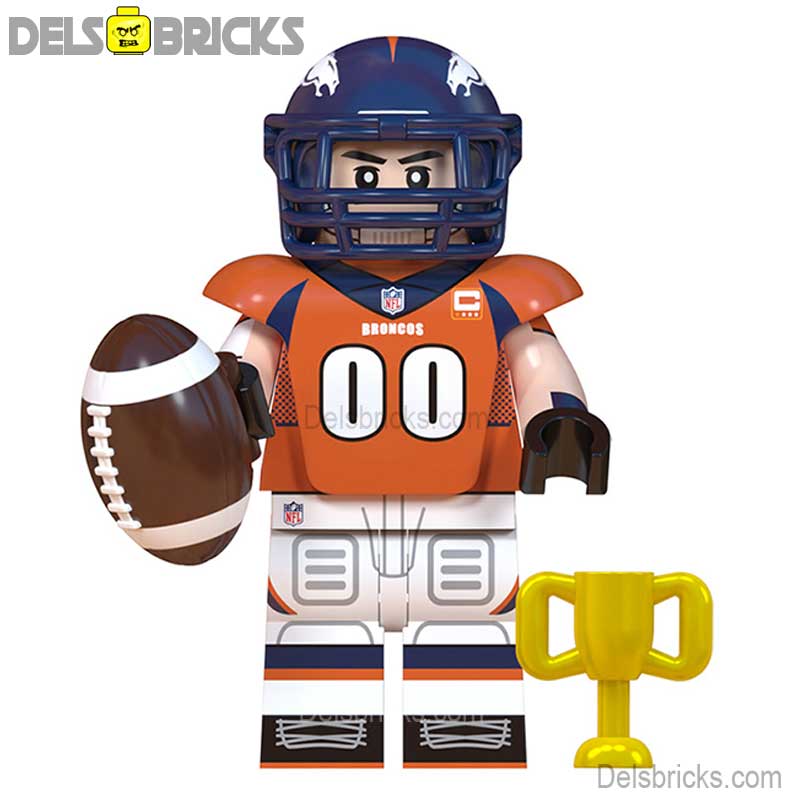 Denver Broncos NFL Football Teams Lego Minifigures Custom Toys (ONLINE ORDER ONLY)