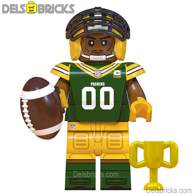 Green Bay Packers NFL Football Teams Lego Minifigures Custom Toys (ONLINE ORDER ONLY)