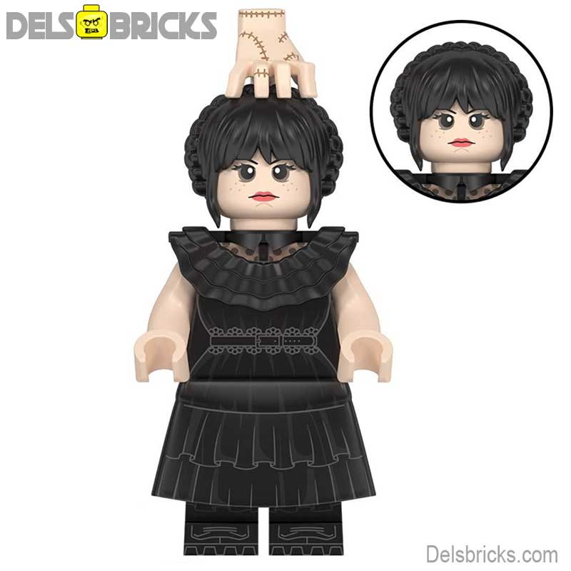 Wednesday in School dance outfit Lego Minifigures Custom Toys (ONLINE ORDER ONLY)