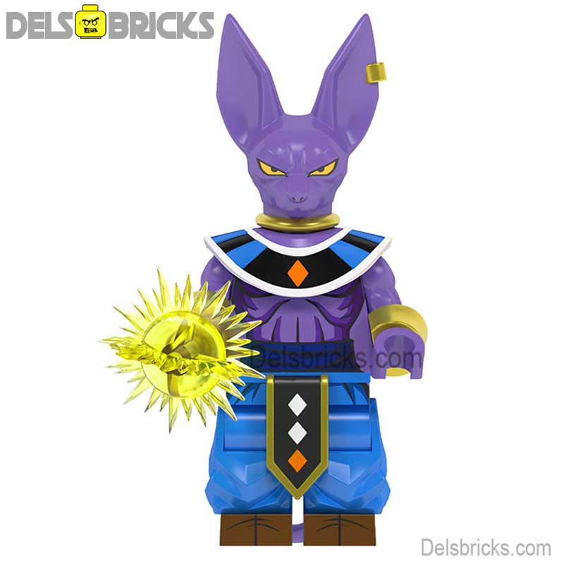 Beerus Dragon Ball Z Lego Minifigures Custom Anime Toys New (ONLINE ORDER ONLY)