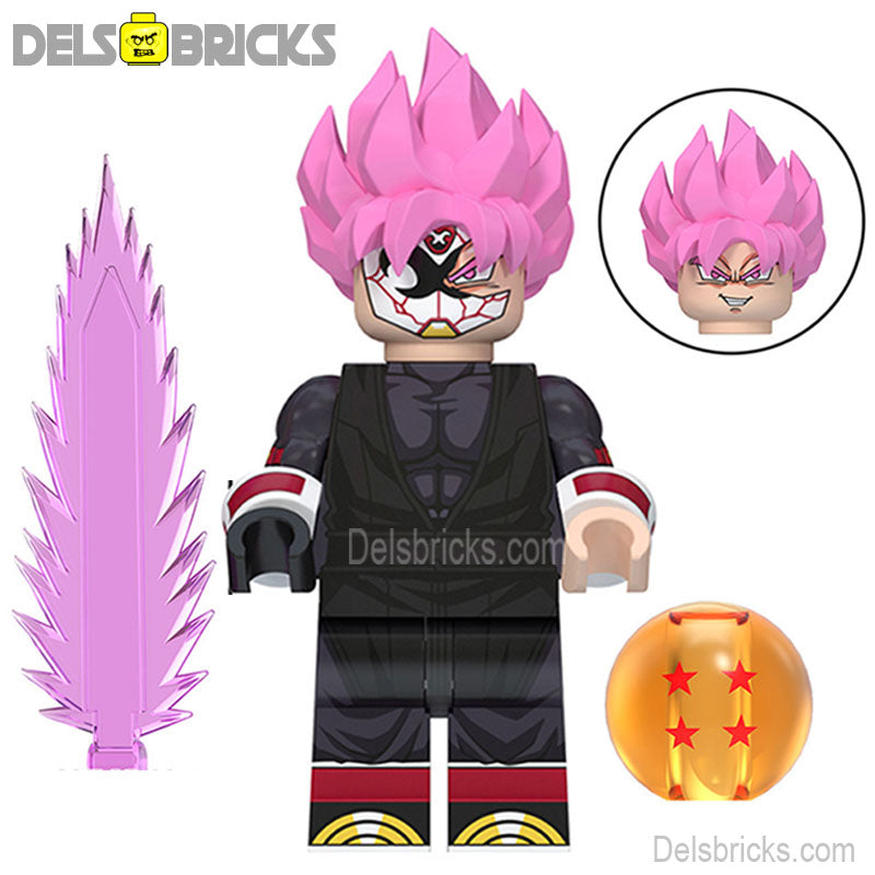 Evil Goku Black Dragon Ball Z Best Lego Minifigures Custom Anime Toys (ONLINE ORDER ONLY)