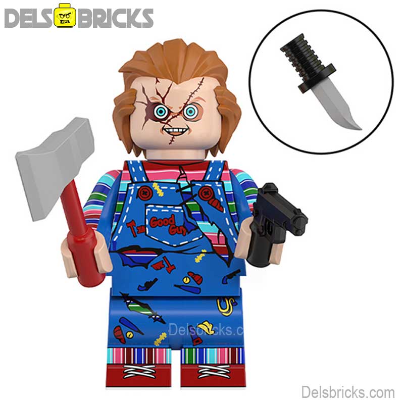Chucky Child's Play New Horror Lego Minifigures custom Toys (ONLINE ORDER ONLY)