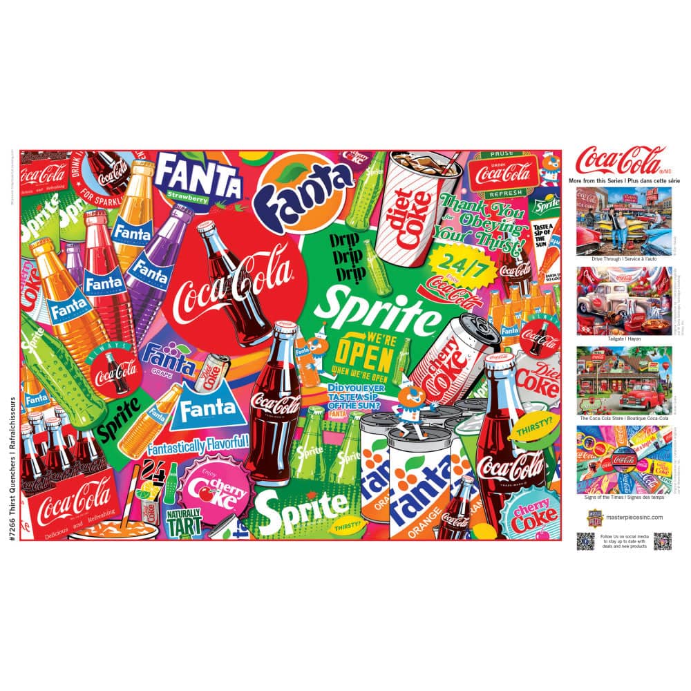 Coca-Cola - Taste the Feeling 1000 Piece Jigsaw Puzzle
