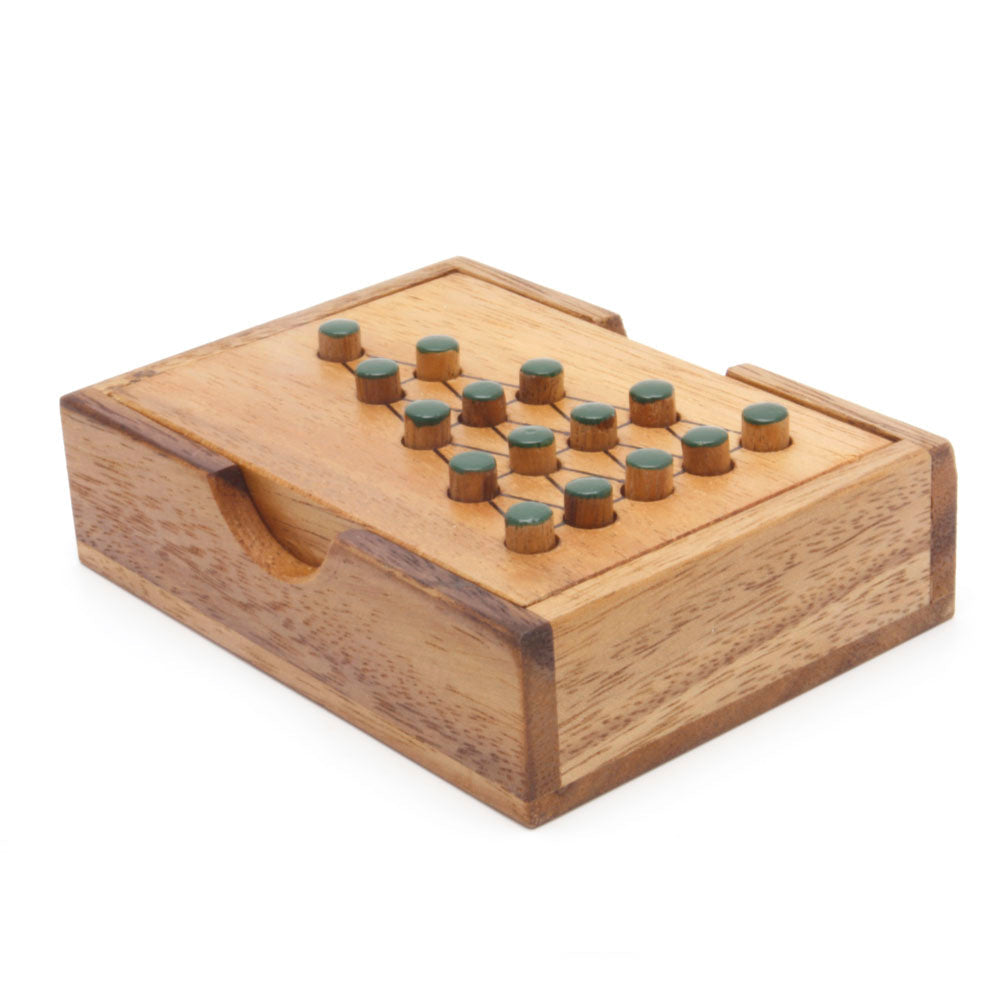 The Last Fighter IQ Mind Game - Triangle Peg Game