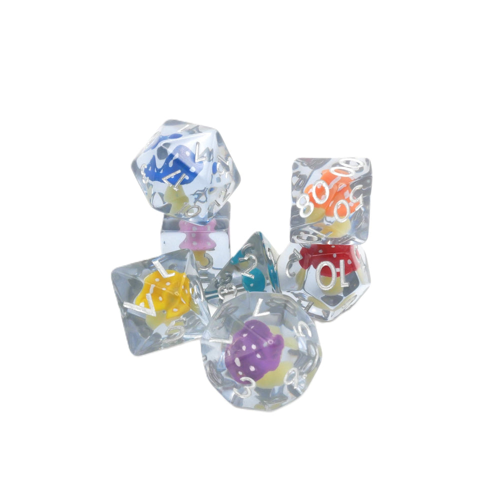 Woodland Trip - 7 Piece DnD Dice Set | Acrylic RPG Gaming Dice (ONLINE ORDER ONLY)