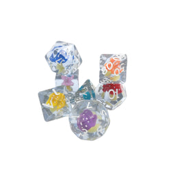 Woodland Trip - 7 Piece DnD Dice Set | Acrylic RPG Gaming Dice (ONLINE ORDER ONLY)