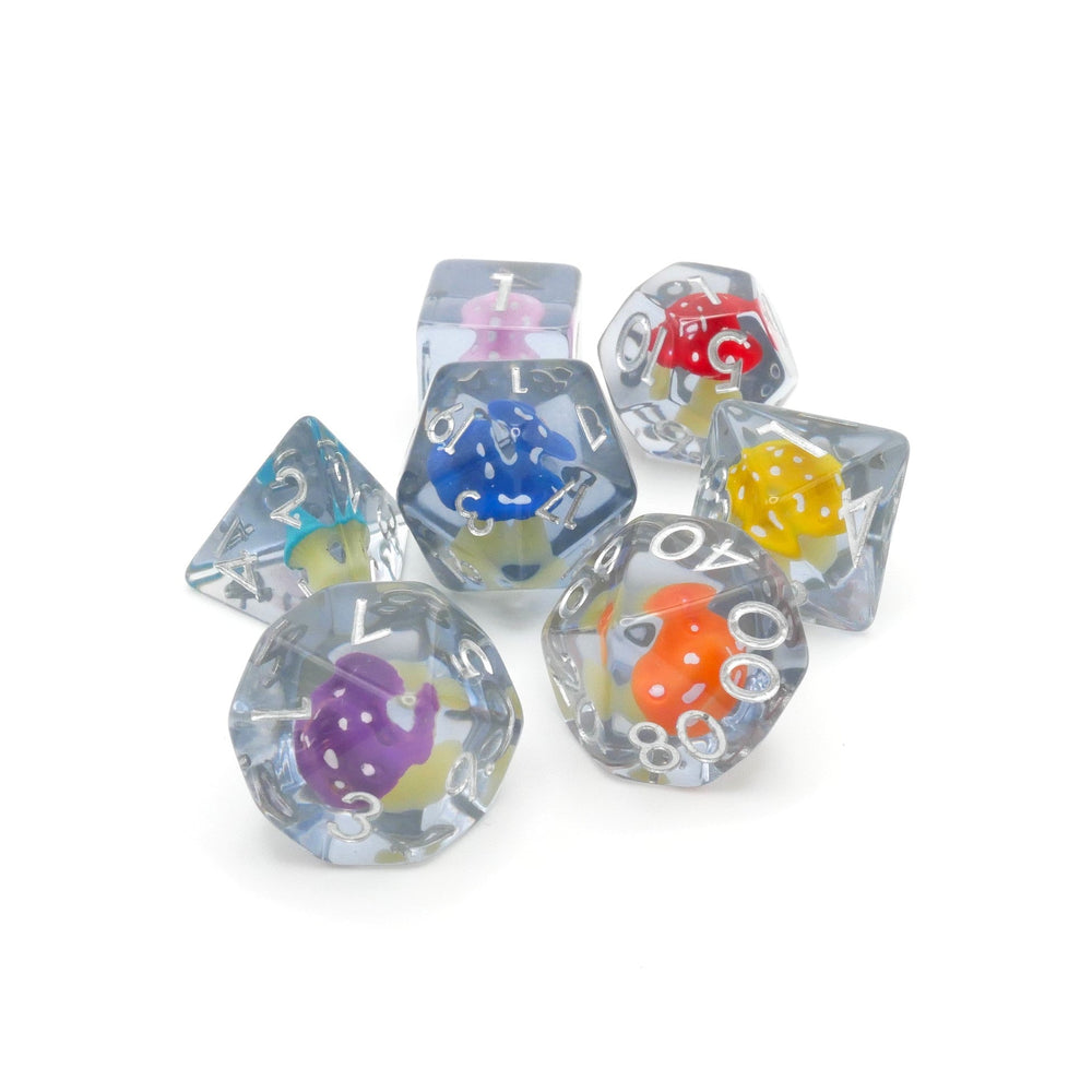 Woodland Trip - 7 Piece DnD Dice Set | Acrylic RPG Gaming Dice (ONLINE ORDER ONLY)