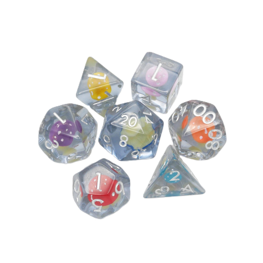 Woodland Trip - 7 Piece DnD Dice Set | Acrylic RPG Gaming Dice (ONLINE ORDER ONLY)