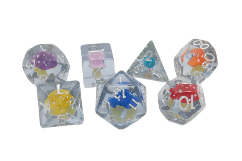 Woodland Trip - 7 Piece DnD Dice Set | Acrylic RPG Gaming Dice (ONLINE ORDER ONLY)
