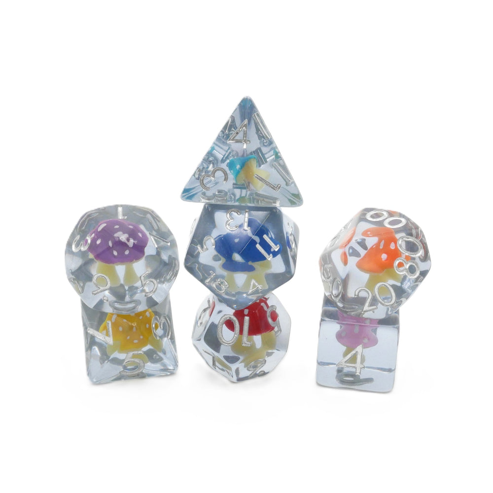 Woodland Trip - 7 Piece DnD Dice Set | Acrylic RPG Gaming Dice (ONLINE ORDER ONLY)
