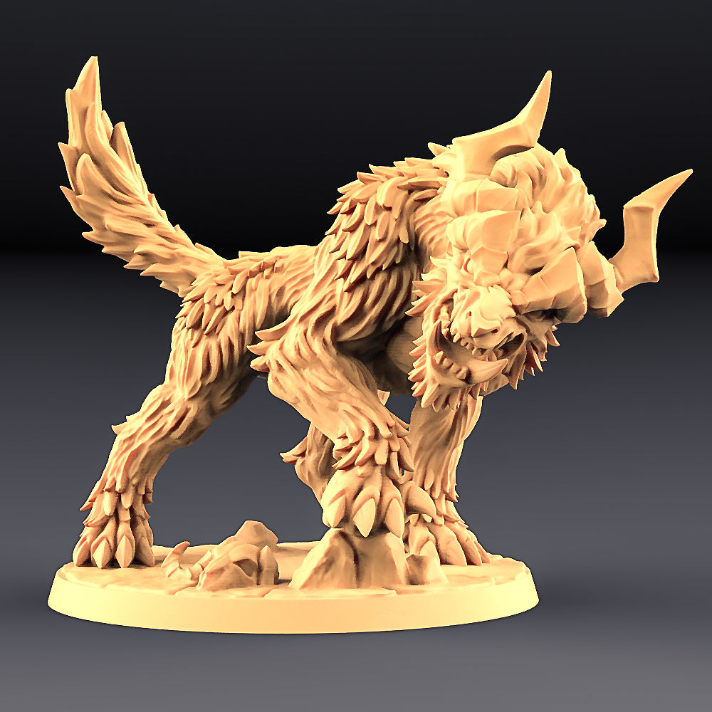 3D Printed Artisan Guild Vesdra on Gorefang (Worg) Orc Barbarians Set  28mm 32mm (Online Only)