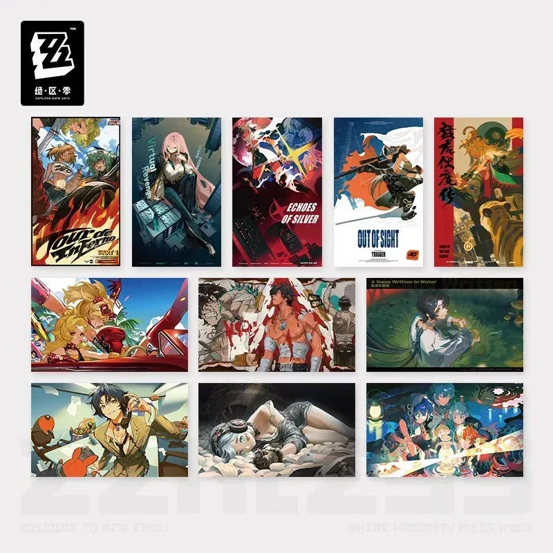 Zenless Zone Zero Random Play Video Tape Series Collectible Posters Vol.4