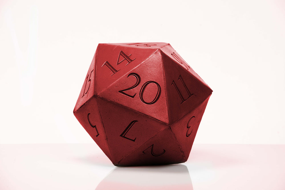 Giant D20 Die 10" Tall Display Prop (ONLINE ORDER ONLY)