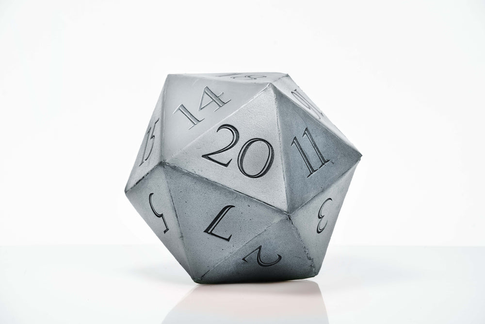 Giant D20 Die 10" Tall Display Prop (ONLINE ORDER ONLY)