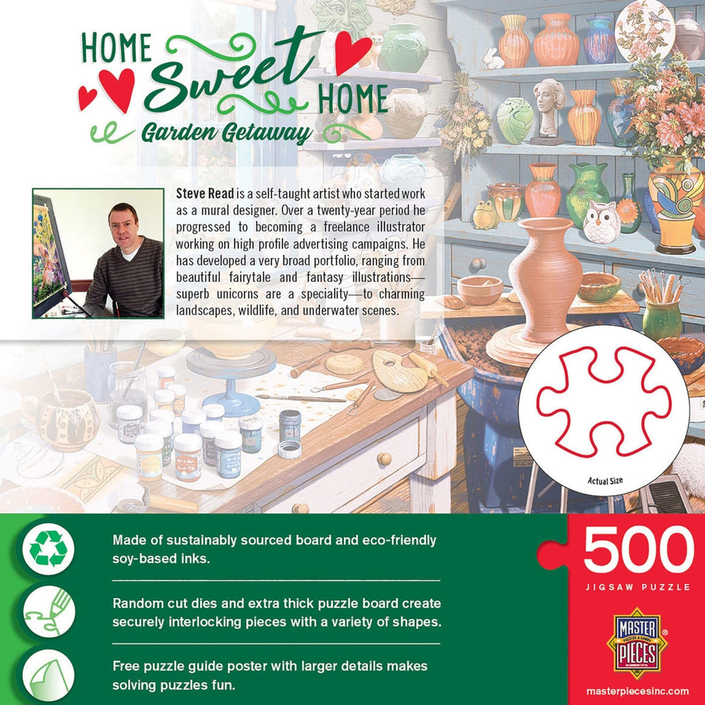 Home Sweet Home - Garden Getaway 500 Piece Jigsaw Puzzle (ONLINE ORDER ONLY)