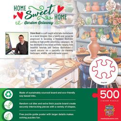 Home Sweet Home - Garden Getaway 500 Piece Jigsaw Puzzle (ONLINE ORDER ONLY)