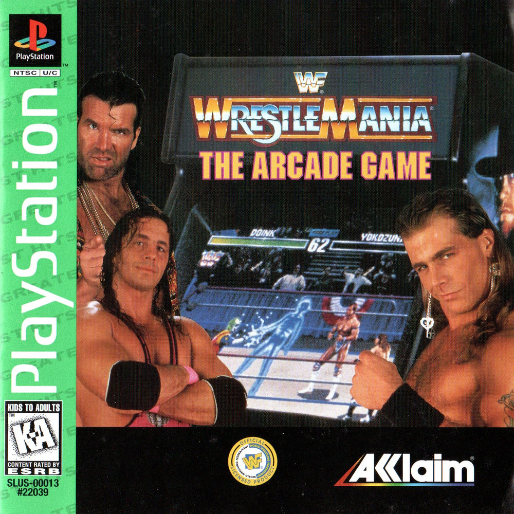 WWF Wrestlemania The Arcade Game (Greatest Hits) (Playstation) (ONLINE ORDER ONLY)
