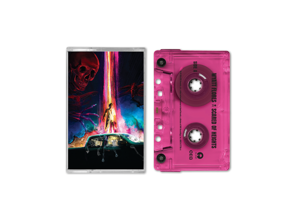 Wyatt Flores - Scared Of Heights [Pink Cassette] [Cassette] (ONLINE ORDER ONLY)