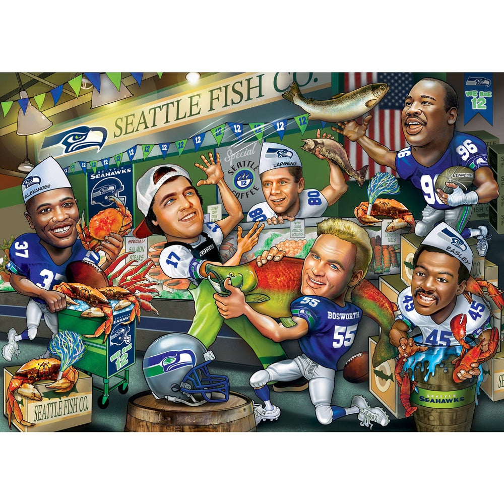 Seattle Seahawks - All-Time Greats 500 Piece Jigsaw Puzzle
