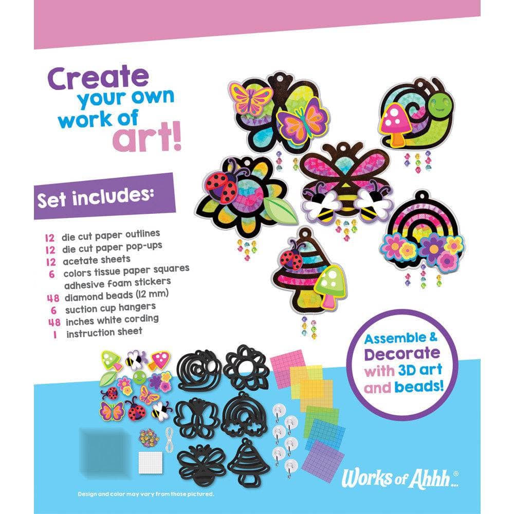 Tissue Paper Suncatchers Craft Kit