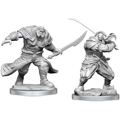 Magic: the Gathering - Unpainted Miniatures - Zurgo Helmsmasher & Unyielding Krumar (ONLINE ORDER ONLY)