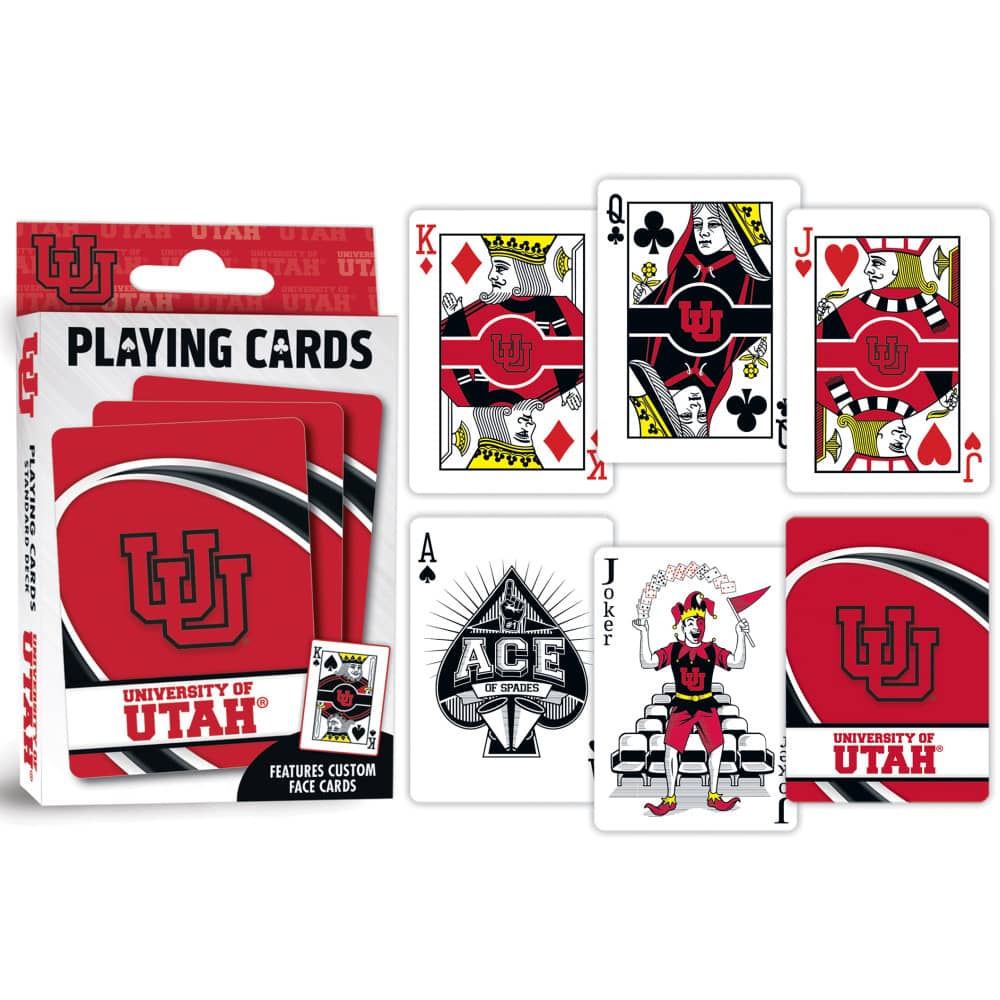 Utah Utes Playing Cards - 54 Card Deck