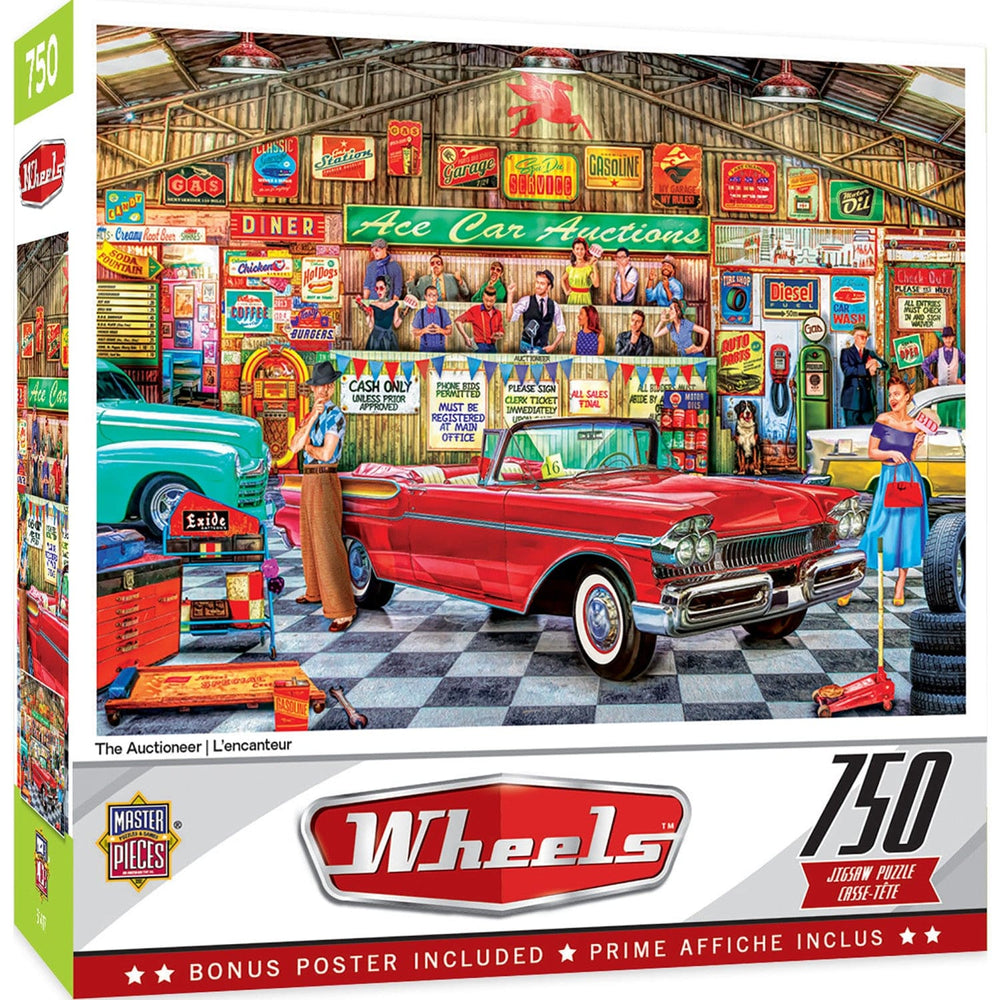 Wheels - The Auctioneer 750 Piece Jigsaw Puzzle (ONLINE ORDER ONLY)