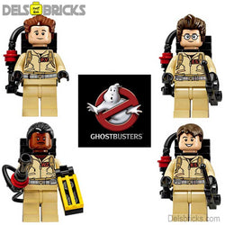 Ghostbusters set of 4 Lego Minifigures custom toys (ONLINE ORDER ONLY)