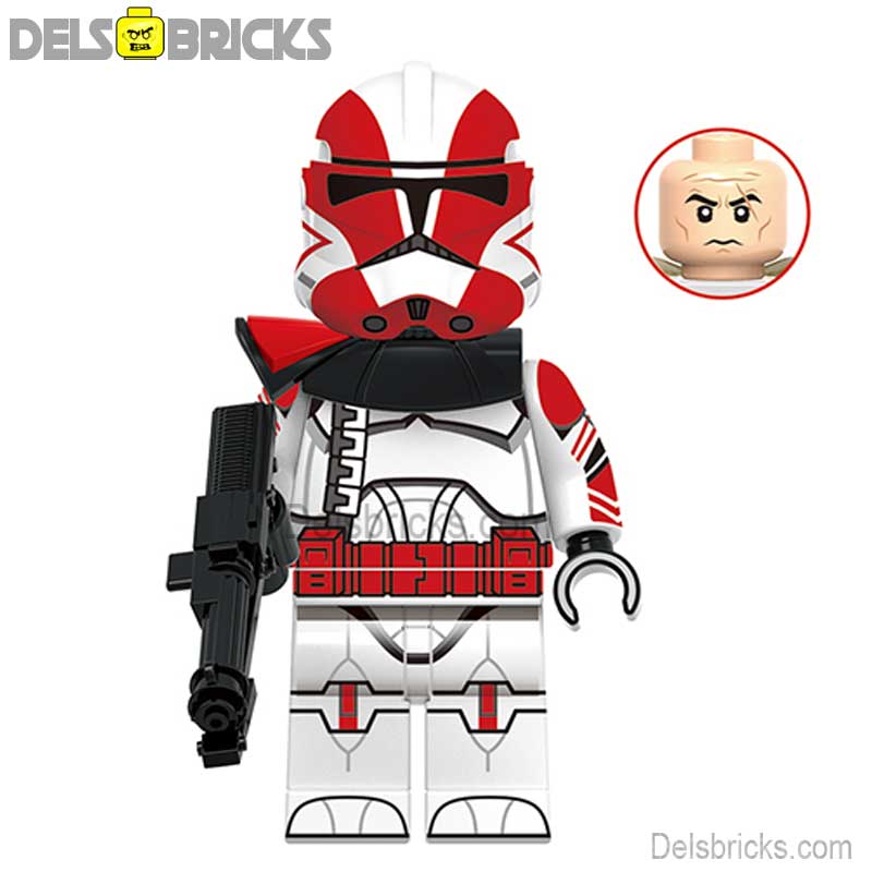Captain Grey  Clone Trooper Lego Star Wars Minifigures Custom Toys (ONLINE ORDER ONLY)