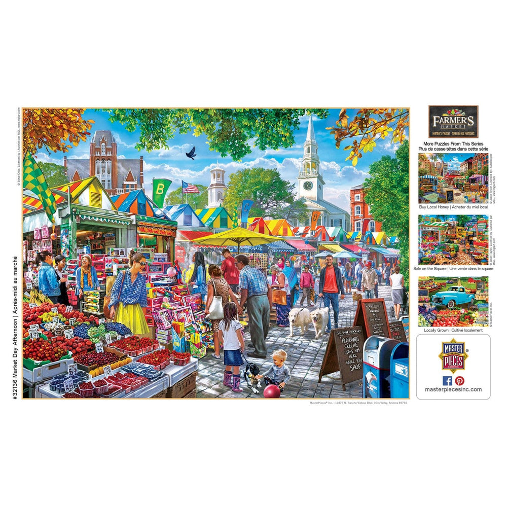 Farmer's Market - Market Day Afternoon 750 Piece Jigsaw Puzzle (ONLINE ORDER ONLY)