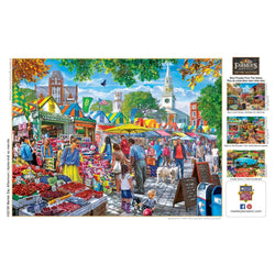Farmer's Market - Market Day Afternoon 750 Piece Jigsaw Puzzle (ONLINE ORDER ONLY)