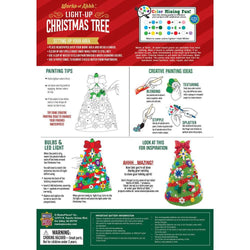 Christmas Tree - 10" Light-Up Plaster Paint Kit