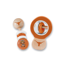 Texas Longhorns - Baby Rattles 2-Pack (ONLINE ORDER ONLY)