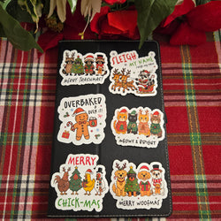 Cute Christmas Stickers (ONLINE ORDER ONLY)