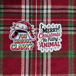Funny Famous Christmas Movie Quote Stickers (ONLINE ORDER ONLY)