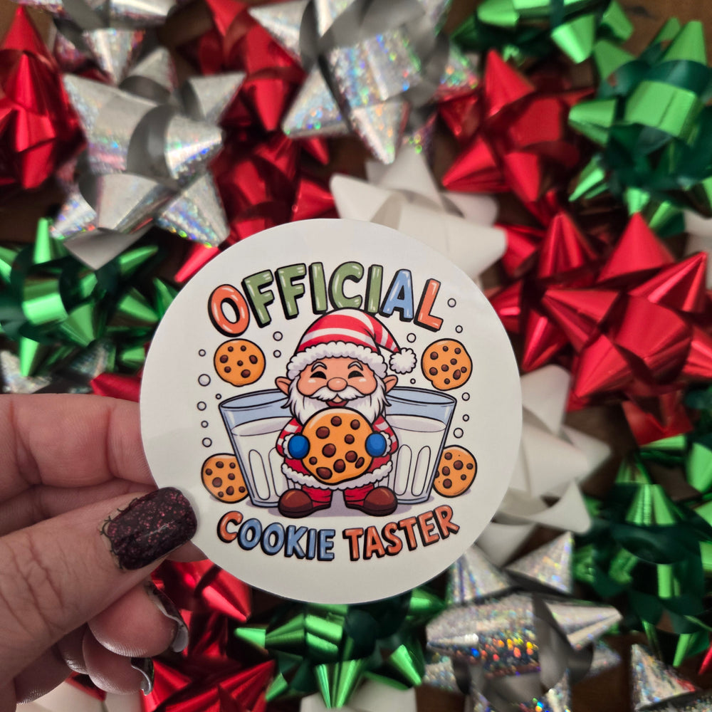 Round Cheeky Christmas Stickers (ONLINE ORDER ONLY)