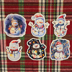Snowman Christmas Stickers (ONLINE ORDER ONLY)