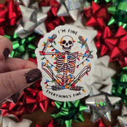 Cool Christmas Spooky Stickers (ONLINE ORDER ONLY)