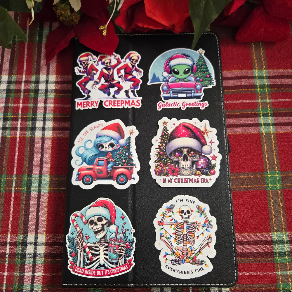 Cool Christmas Spooky Stickers (ONLINE ORDER ONLY)