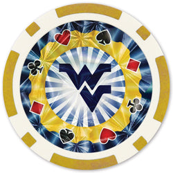 West Virginia Mountaineers 20 Piece Poker Chips (ONLINE ORDER ONLY)