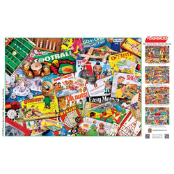Flashbacks - Family Game Night 1000 Piece Jigsaw Puzzle