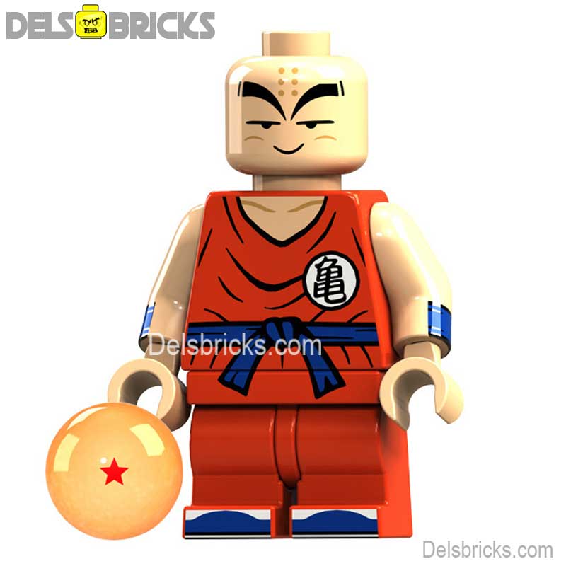 Krillin Dragon Ball Z Super Lego Minifigures Custom Anime Toys (ONLINE ORDER ONLY)