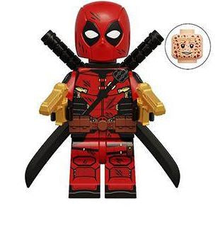 Red Mercenary Custom Minifig