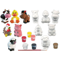 Old MacDonald's Farm - Plaster Figurine Paint Set