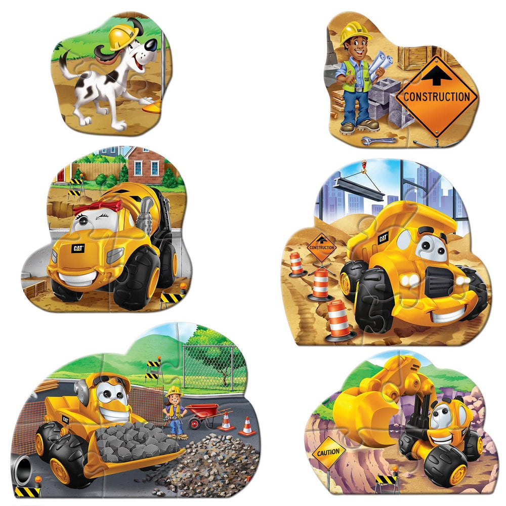 CAT - Caterpillar Mini Shaped Puzzles 6-Pack