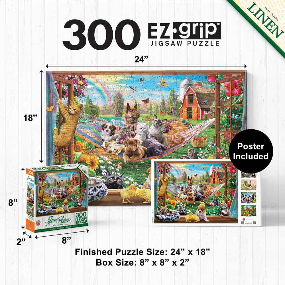 Green Acres - Afternoon Siesta 300 Piece EZ Grip Jigsaw Puzzle