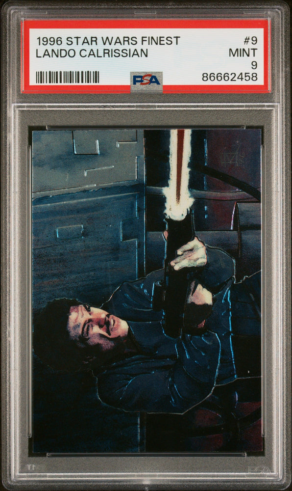 1996 STAR WARS FINEST LANDO CALRISSIAN  #9 - PSA 9 (Online Order Only)