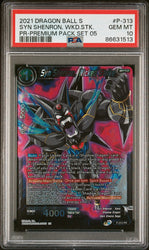 2021 DRAGON BALL SUPER SYN SHENRON, WKD.STK. #P-313 - PSA 10 (Online Order Only)