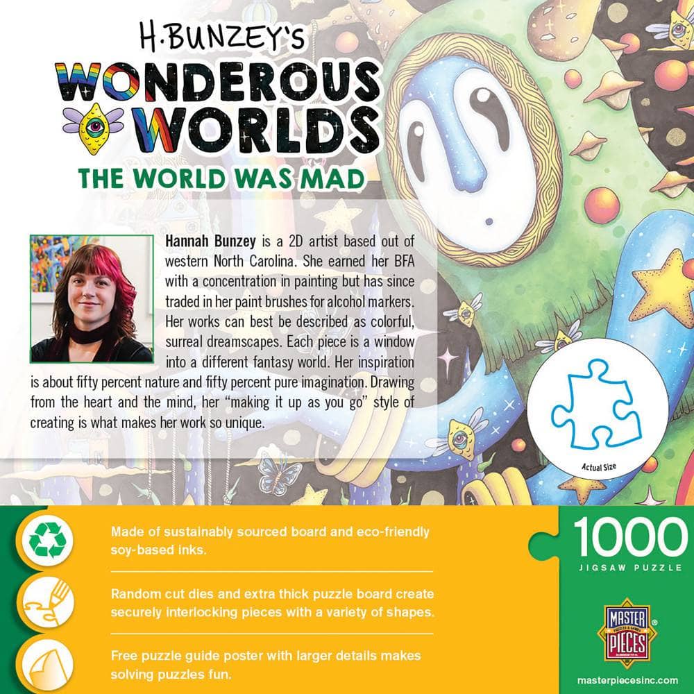 Wonderous Worlds - The World Was Mad 1000 Piece Jigsaw Puzzle
