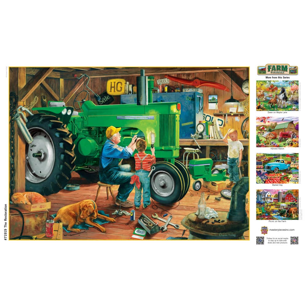 Farm & Country - The Restoration 1000 Piece Jigsaw Puzzle